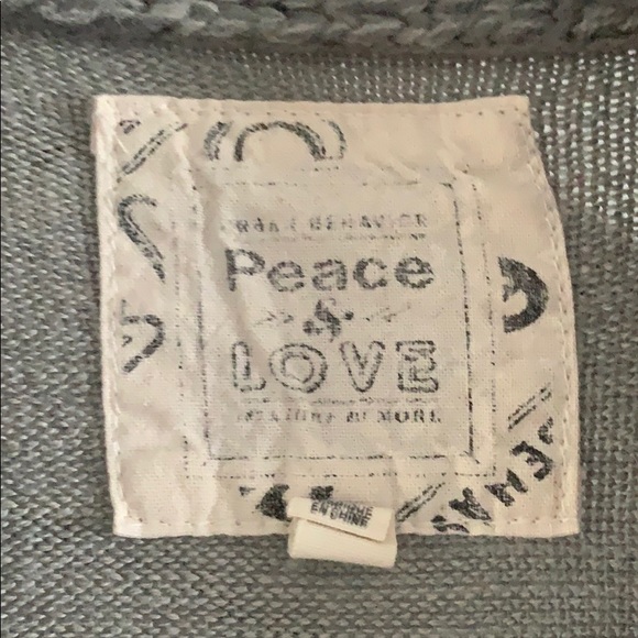 Gray long sweater cardigan size M - Picture 3 of 7